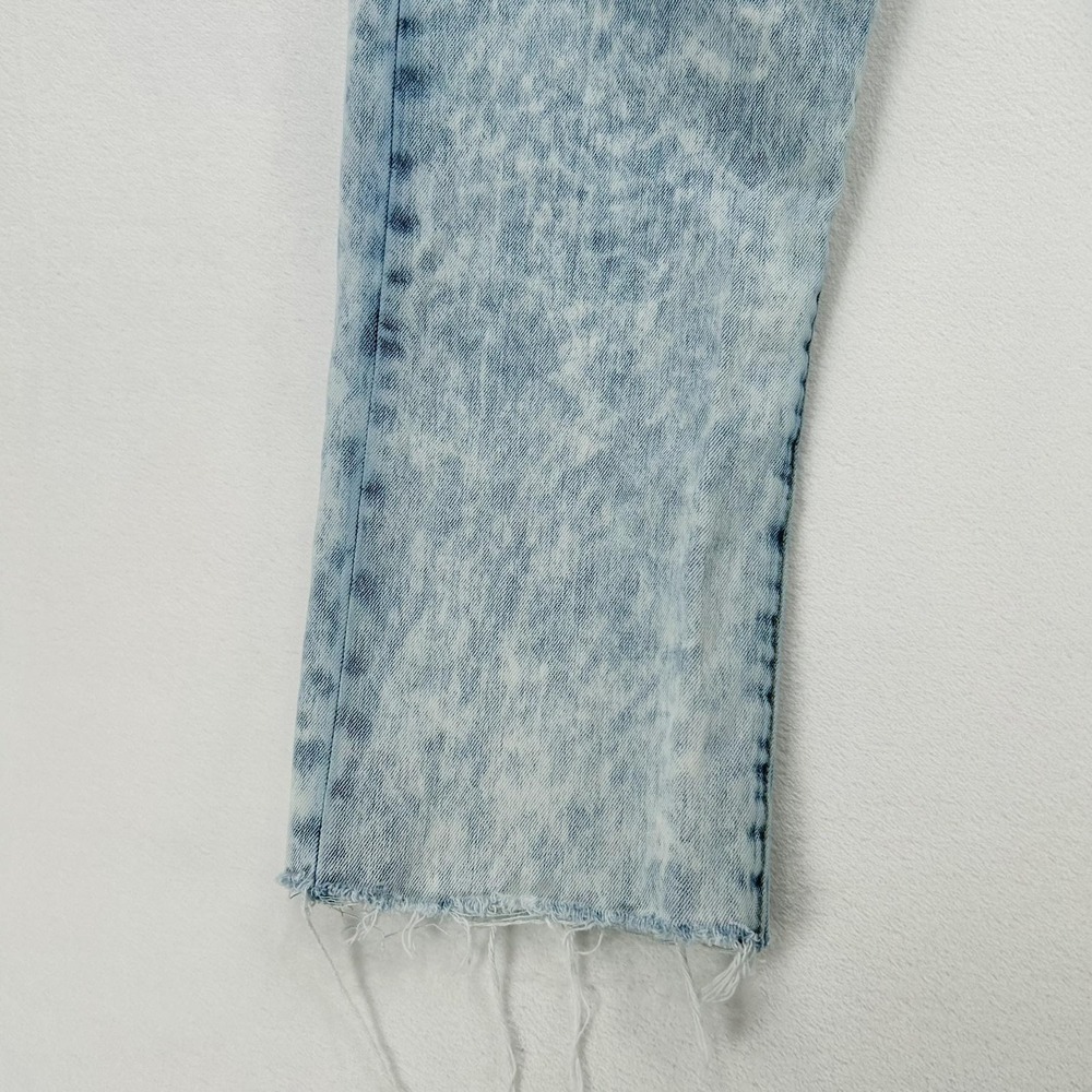 Vintage Levi's 501 Jeans Mens 33x23 Blue Acid Wash Straight Crop Frayed Hem 80s - Picture 14 of 16